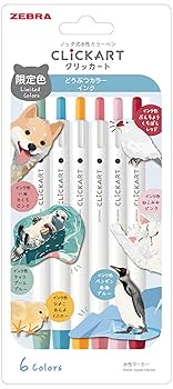 Amazon.co.jp: ゼブラ ノック式水性カラーペン クリッカート